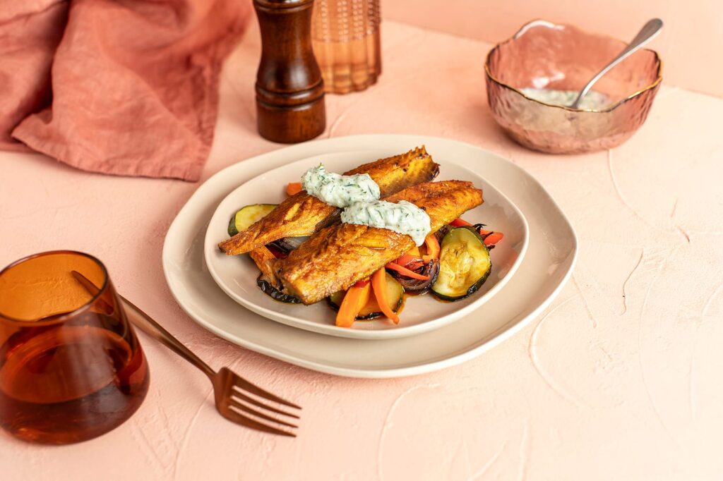 Caballa al horno receta de la formación de SANO