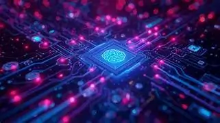 Red de inteligencia artificial en conexión