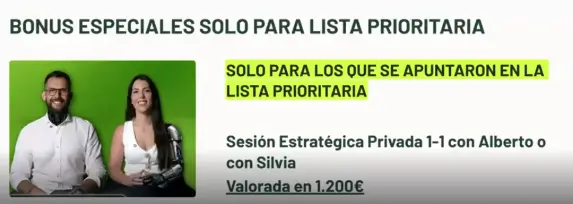 Bonus sesión estratégica y privada con un mentor de IA Fixer academia de inteligencia artificial