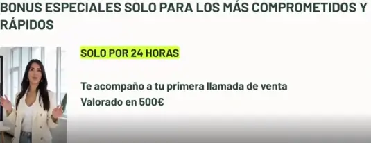Bonus seguimiento en tu primera llamada de venta con IA Fixer