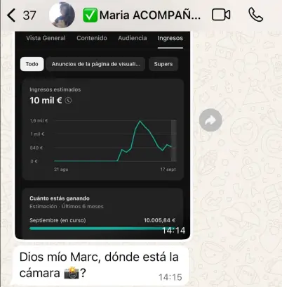 Resultado alumna María de MasterTube (2)